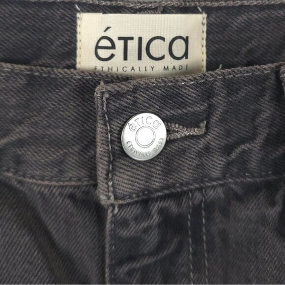 NWT ÉTICA‎ ETHICALLY MADE SKYLAR CUFFED SHORTS Earth Wash EW129179C Size 31 - Picture 7 of 13